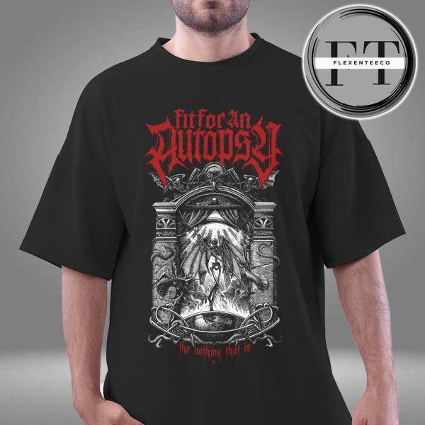 Fit For An Autopsy Death Arch Summer 2025 European Assault Tour Unisex T-Shirt