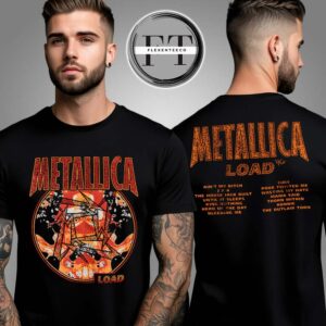 Metallica Load Vintage Tracklist Two Sided Unisex T-Shirt