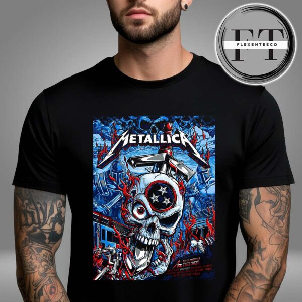 Metallica M72 Nashville Night 1 At Nissan Stadium North American Tour 2025 On May 1 2025 Unisex T-Shirt