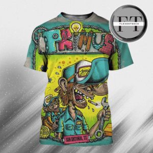 Primus Sessanta V2.0 At Freeman Coliseum In San Antonio Tx On April 29 2025 All Over Print Shirt