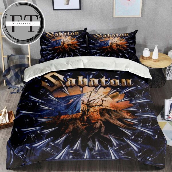 Sabaton Attero Dominatus & Primo Victoria Sampler Album Cover Bedding Set