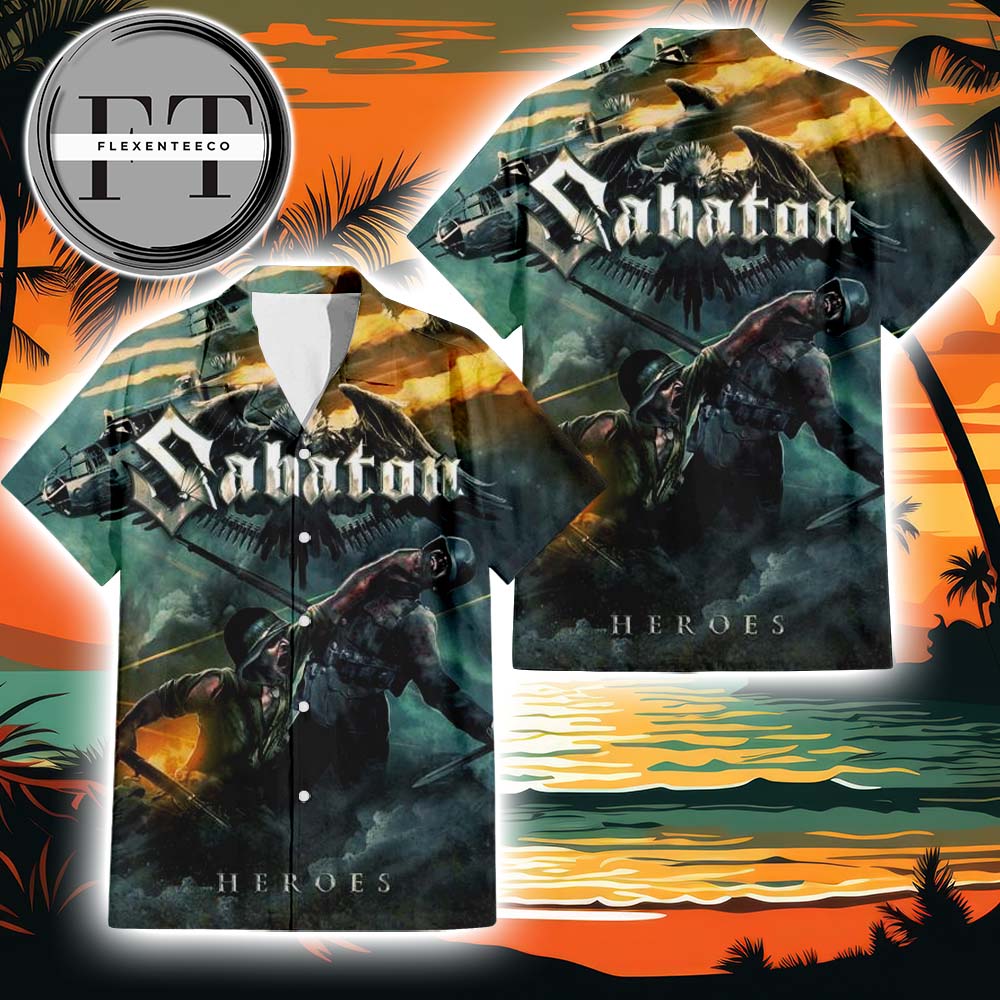 Sabaton Heroes Album Cover 2025 Summer Hawaiian Shirt Sabaton Heroes Album Cover 2025 Summer Hawaiian Shirt