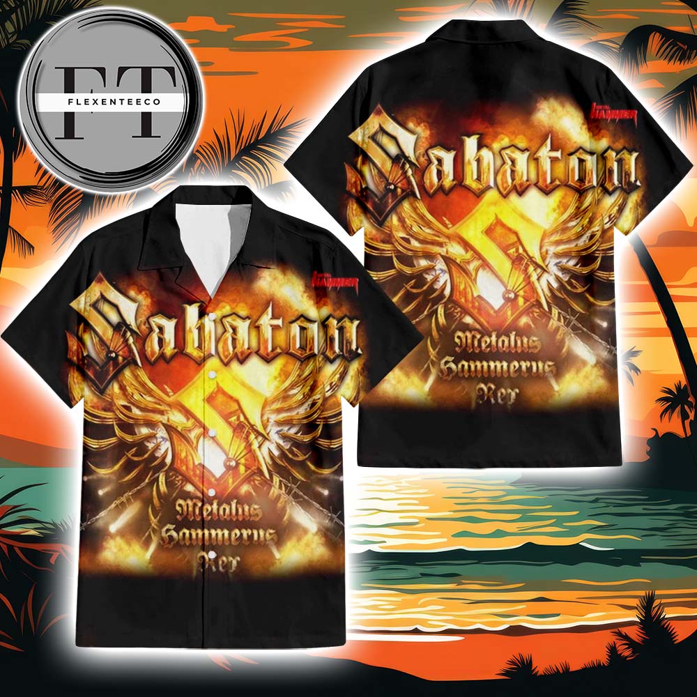 Sabaton Metalus Hammerus Rex Album Cover 2025 Summer Hawaiian Shirt Sabaton Metalus Hammerus Rex Album Cover 2025 Summer Hawaiian Shirt