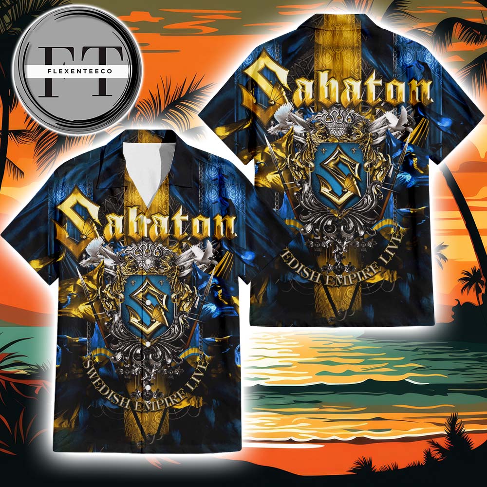 Sabaton Swedish Empire Live Album Cover 2025 Summer Hawaiian Shirt Sabaton Swedish Empire Live Album Cover 2025 Summer Hawaiian Shirt