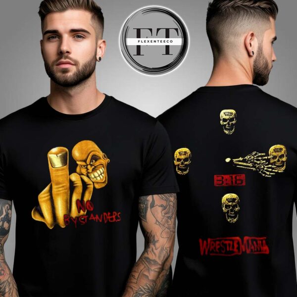Travis Scott x WWE For Wrestlemania 41 No Bystanders Two Side Unisex T-Shirt