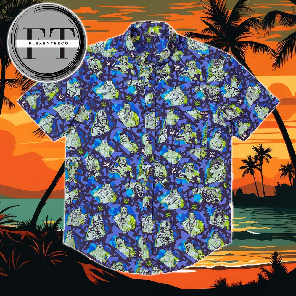 WWE Radical Ring Legends RSVLTS Collection 2025 Summer Hawaiian Shirt WWE Radical Ring Legends RSVLTS Collection 2025 Summer Hawaiian Shirt
