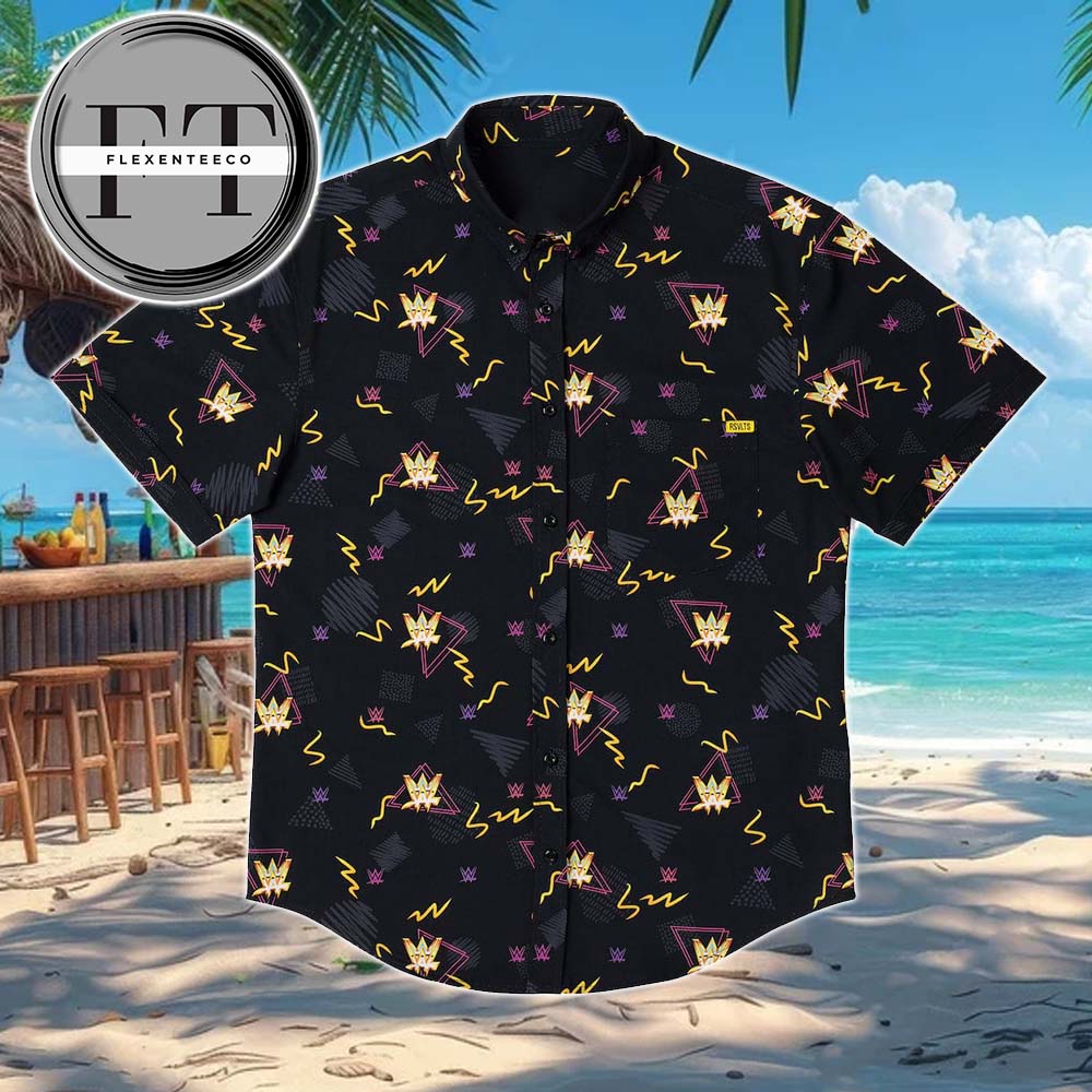 WWE Retro Wrestling RSVLTS Collection 2025 Summer Hawaiian Shirt WWE Retro Wrestling RSVLTS Collection 2025 Summer Hawaiian Shirt
