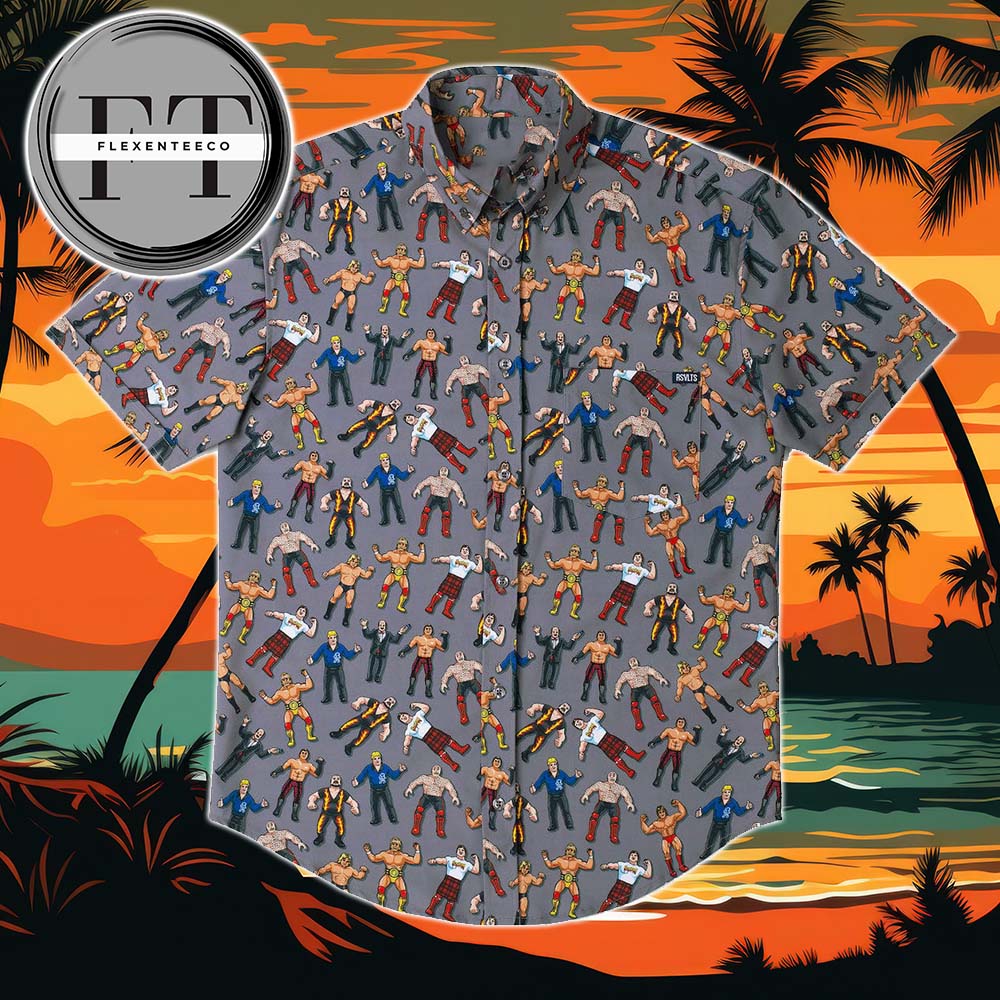 WWE Rubber Match RSVLTS Collection 2025 Summer Hawaiian Shirt WWE Rubber Match RSVLTS Collection 2025 Summer Hawaiian Shirt