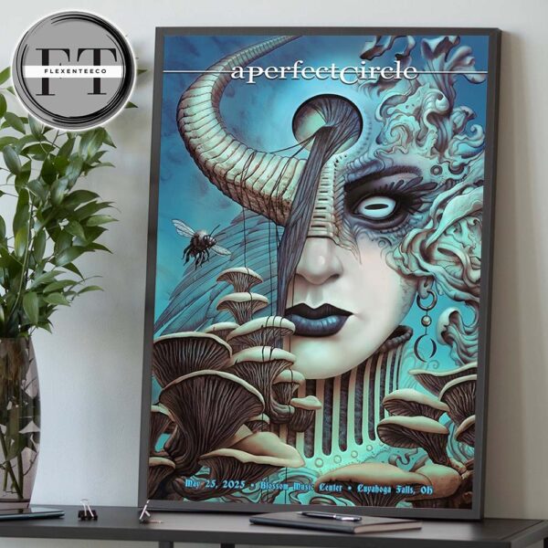 A Perfect Circle Sessanta V2.0 At Blossom Music Center In Cuyahoga Falls OH On May 25 2025 Home Decor Poster Canvas
