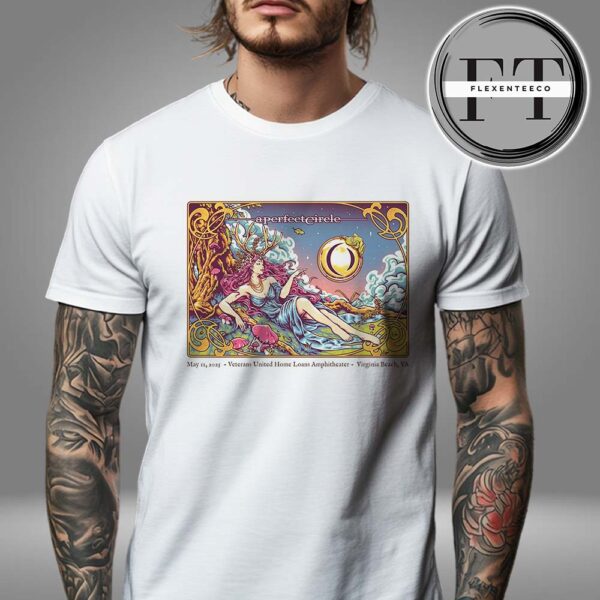 A Perfect Circle Sessanta V2.0 At Veterans United Home Loans Amphitheater In Virginia Beach VA On May 11 2025 Unisex T-Shirt