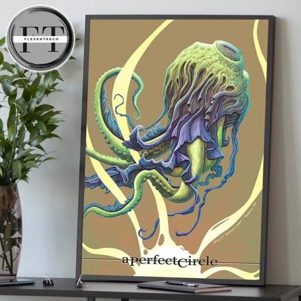 A Perfect Circle Sessanta V2.0 At Walmart AMP Rogers Ar On Firday May 2nd 2025 Home Decor Poster Canvas