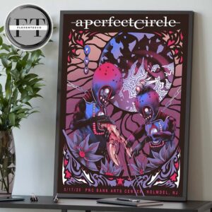 A Perfect Circle Sessanta V2.0 PNC At Bank Arts Center In Holmdel NJ On May 17 2025 Home Decor Poster Canvas
