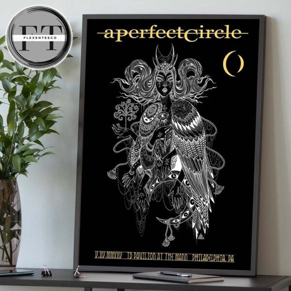 A Perfect Circle Sessanta V2.0 TD Pavilion At The Mann Center In Philadelphia PA On May 15 2025 Home Decor Poster Canvas