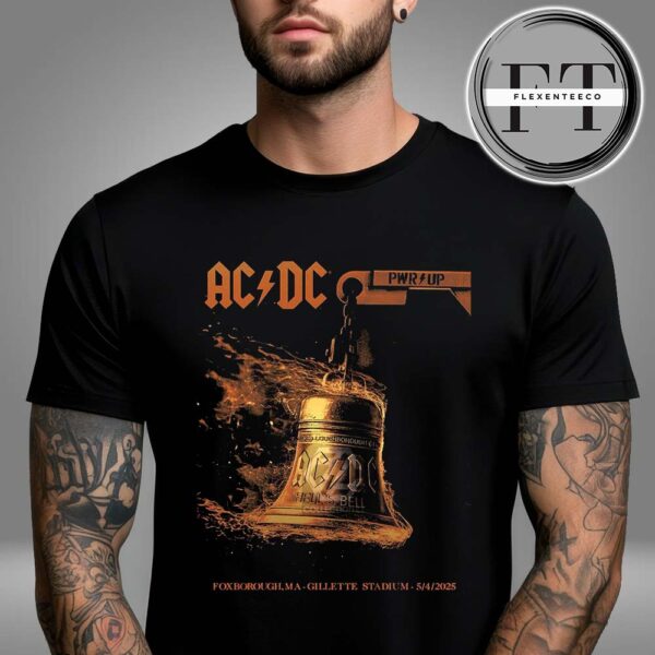 AC/DC At Gillette Stadium In Foxborough MA On May 4 2025 PWR Up Tour Unisex T-Shirt