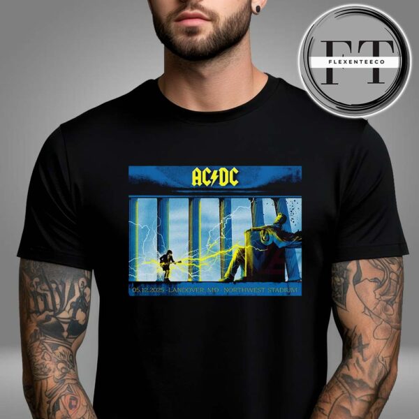 AC DC At Northwest Stadium In Landover MD On May 12 2025 Unisex T-Shirt