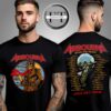 Airbourne Scorch Circle Tour 25 Taking Back Europe Two Sided Unisex T-Shirt