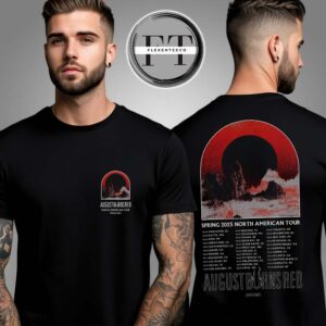August Burns Red North American Spring Tour 2025 Schedule Two Sided Unisex T-Shirt