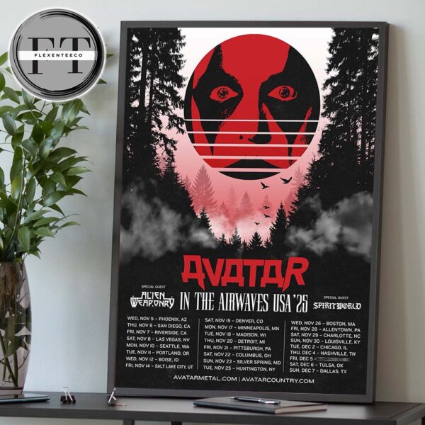 Avatar In The Airwaves Usa’25 Schedule Home Decor Poster Canvas