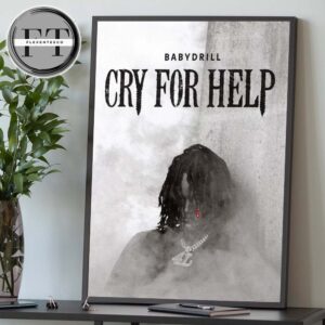 Baby Drill New Album Cry For Help Released On May 21 2025 Home Decor Poster Canvas