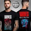 Baroness Red And Blue Spring Tour 2025 Merch Range Tour Dates Psychedelic Goddesses Two Side Unisex T-Shirt