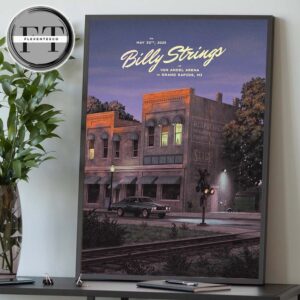 Billy Strings Night 1 At Van Andel Arena In Grand Rapids MI On May 30 2025 Home Decor Poster Canvas