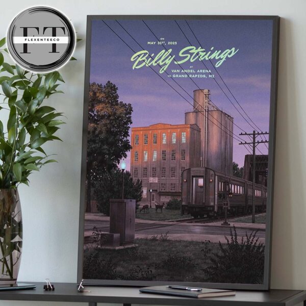 Billy Strings Night 2 At Van Andel Arena In Grand Rapids MI On May 31 2025 Home Decor Poster Canvas