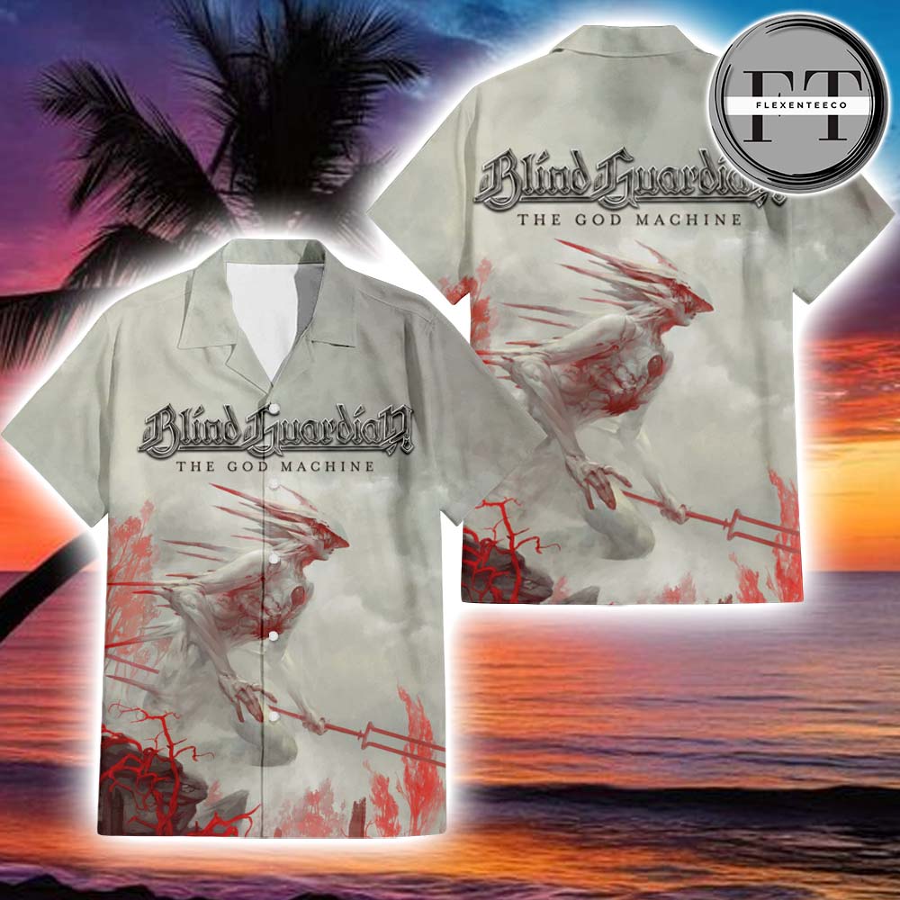 Blind Guardian The God Machine Album Cover 2025 Hawaiin T-Shirt Blind Guardian The God Machine Album Cover 2025 Hawaiin T-Shirt
