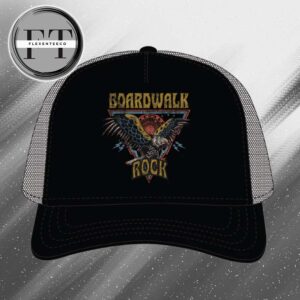 Boardwalk Rock At Ocean City MD On May 17-18 2025 Eagle Foam Trucker Hat
