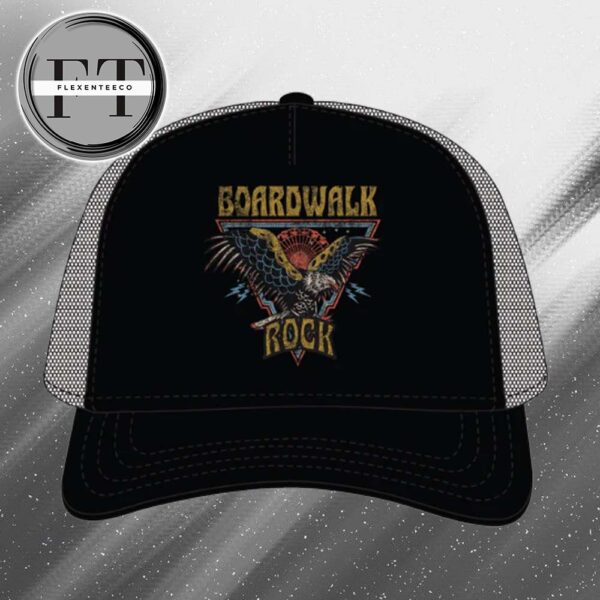 Boardwalk Rock At Ocean City MD On May 17-18 2025 Eagle Foam Trucker Hat