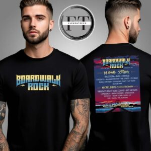 Boardwalk Rock At Ocean City MD On May 17-18 2025 Fan Gifts Line Up Two Sided Unisex T-Shirt