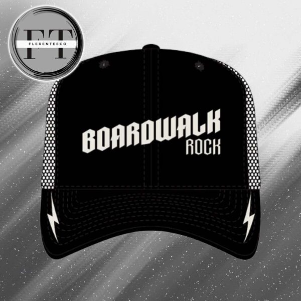 Boardwalk Rock At Ocean City MD On May 17-18 2025 Lighting Bolt Trucker Hat