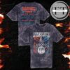 Boardwalk Rock At Ocean City MD On May 17-18 2025 Wizard Of Rock Line Up Two Sided Washed T-Shirt