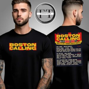 Boston Calling Music Festival At Harvard Athletic Complex On May 23-25 2025 Schedule Two Sided Unisex T-Shirt