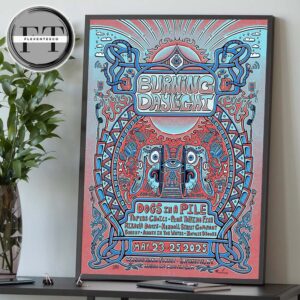 Burning Day Light At Wonderland Forest In Lafayette NY On May 23-25 2025 Home Decor Poster Canvas