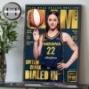 Caitlin Clark From Iowa Hawkeyes x SLAM 256 Tribute Poster Cover 2025 WNBA Season Preview Dailed In Gold Metal Home Decor Poster Canvas