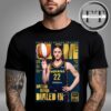 Caitlin Clark From Iowa Hawkeyes x SLAM 256 Tribute Poster Cover 2025 WNBA Season Preview Dailed In Gold Metal Unisex T-Shirt