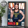 Caitlin Clark From Iowa Hawkeyes x SLAM 256 Tribute Poster Cover 2025 WNBA Season Preview Dailed In Home Decor Poster Canvas