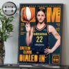 Caitlin Clark From Iowa Hawkeyes x SLAM 256 Tribute Poster Cover 2025 WNBA Season Preview Dailed In Orange Metal Home Decor Poster Canvas