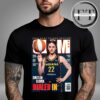 Caitlin Clark From Iowa Hawkeyes x SLAM 256 Tribute Poster Cover 2025 WNBA Season Preview Dailed In Unisex T-Shirt