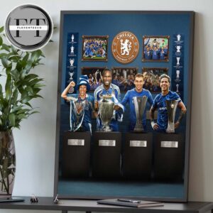 Chelsea Are The 2024-2025 UEFA Conference League Champions Home Decor Poster Canvas