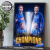 Chelsea Captures The 2024–2025 UEFA Conference League Title Home Decor Poster Canvas