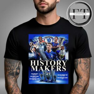 Chelsea Claims Victory In The 2024-25 UEFA Conference League History Makers Unisex T-Shirt