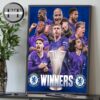 Chelsea Claims Victory In The 2024-25 UEFA Conference League Home Decor Poster Canvas