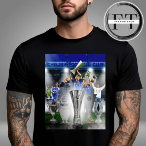 Chelsea Reached UEFA Conference League 2024-25 The First Team To Win All European Championship Titles Unisex T-Shirt