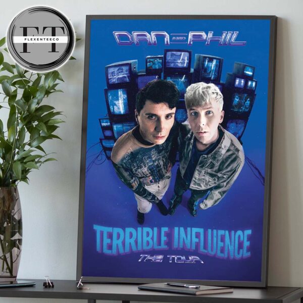 Dan And Phil Terrible Influence The Tour 2025 Home Decor Poster Canvas