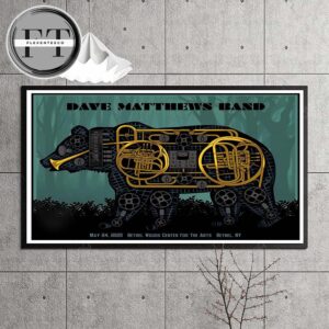 Dave Matthews Band At Bethel Woods Center For The Arts Bethel On NY May 24 2025 Home Decor Poster Canvas