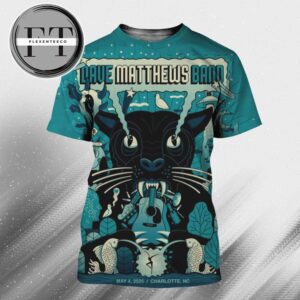 Dave Matthews Band Show At First Ward Park In Charlotte NC On May 4 2025 All Over Print Shirt