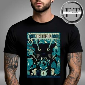 Dave Matthews Band Show At First Ward Park In Charlotte NC On May 4 2025 Unisex T-Shirt