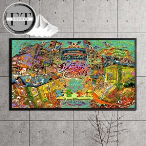 Dead And Company At Sphere In Las Vegas NV On May 16 2025 Home Decor Poster Canvas