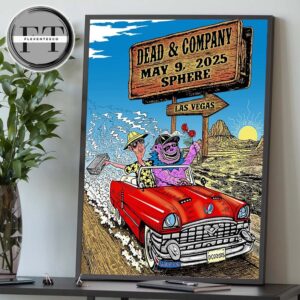 Dead And Company At Sphere In Las Vegas On May 9 2025 Home Decor Poster Canvas